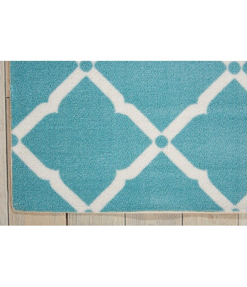 Nourison Home & Garden Area Rug RS091 Aqua 10' x 13'