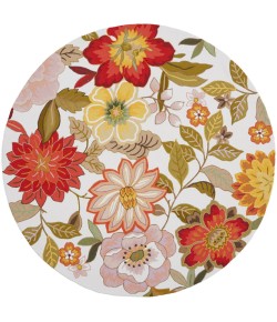 Nourison Fantasy - Fa18 Ivory Area Rug 7 ft. 6 X Round