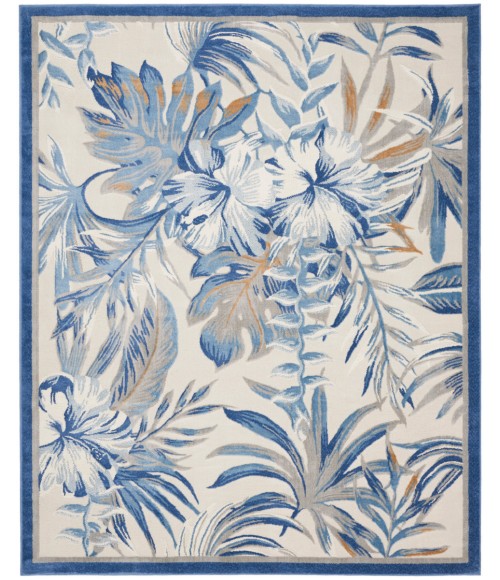 Nourison Seaside Area Rug SDS02 Ivory Blue