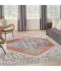 Nourison Astra Machine Washable Area Rug Nourison Astra Machine Washable Area Rug ASW11 Grey/Multi