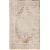 Nourison Astra Machine Washable Beige ASW13 5 ft. 3 in. X 7 ft. Rectangle Rug