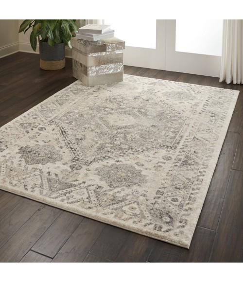 Nourison FUSION Area Rug Nourison Fusion Area Rug FSS11-Cream/Grey