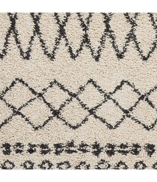 Nourison MOROCCAN SHAG Area Rug Nourison Moroccan Shag Area Rug MRS02-Cream