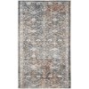 Nourison Astra Machine Washable Ivory Multicolor ASW16 2 ft. 2 in. X 8 ft. Rectangle Rug