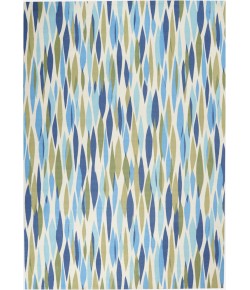Nourison Wav01/Sun & Shade - Snd01 Seaglass Area Rug 4 ft. 3 X 6 ft. 3 Rectangle