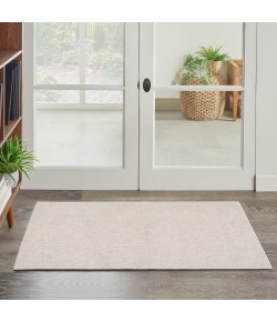 Nourison Textured Home Ivory Beige TXH01 2 ft. 2 in. X 3 ft. 9 in. Rect. Rug