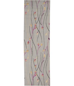 Nourison Grafix - Grf15 Grey Area Rug 2 ft. 3 X 7 ft. 6 Rectangle