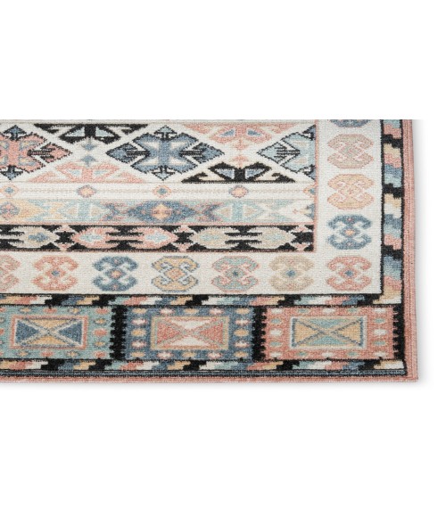 Nourison Washable Decor Ivory Multicolor Rug WSD05 7 ft. 10 in. X 10 ft. Rectangle - Rugs Town Nourison Washable Decor Ivory Multicolor WSD05 7 ft. 10 in. X 10 ft. Rectangle Rug