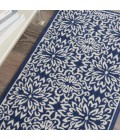 Nourison Jubilant Runner Area Rug JUB06-Navy/Ivory