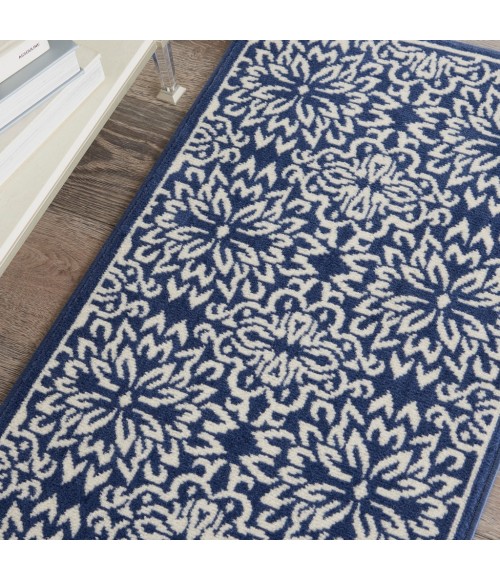 Nourison Jubilant Runner Area Rug JUB06-Navy/Ivory