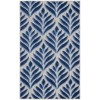 Nourison Aloha Blue ALH35 2 ft. 8 in. X 4 ft. Rectangle Rug