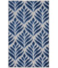 Nourison Aloha Blue ALH35 2 ft. 8 in. X 4 ft. Rectangle Rug