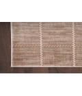 Nourison Serenity Home Mocha Ivory SRH05 2 ft. 2 in. X 7 ft. 6 in. Rectangle Rug