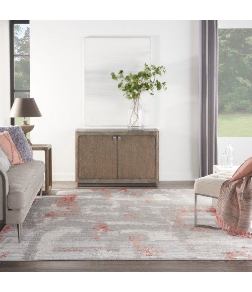 Nourison Elation Area Rug ETN06-Grey Brick