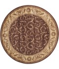 Nourison Somerset Round Area Rug ST02-Brown