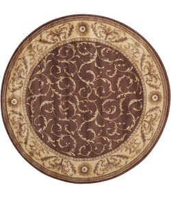 Nourison Somerset - St02 Brown Area Rug 5 ft. 6 X Round