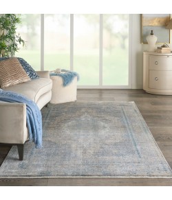 Nourison Starry Nights - Stn06 Cream Blue Area Rug 5 ft. 3 X 7 ft. 3 Rectangle