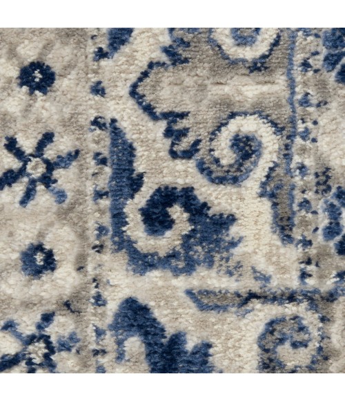 Nourison CYRUS Area Rug Nourison Cyrus Area Rug CYR05-Ivory Blue