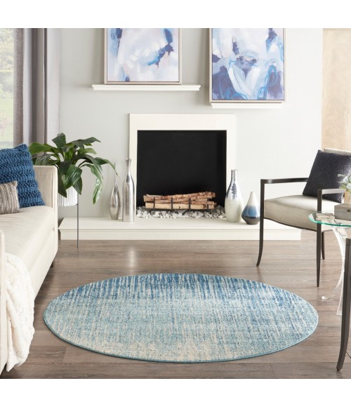 Nourison Passion Area Rug PSN09-Navy/Light Blue