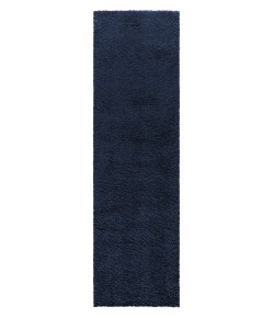 Nourison Malibu Shag - Msg01 Navy Area Rug 2 ft. 2 X 9 ft. 10 Rectangle