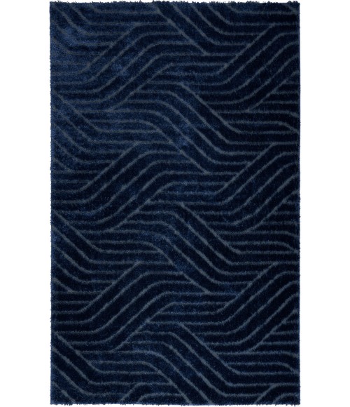 Calvin Klein Surfaces Navy SFC01 3 ft. 11 in. X 5 ft. 11 in. Rectangle Rug