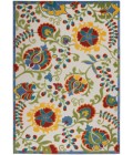 Nourison Aloha Area Rug ALH17-Ivory/Multi