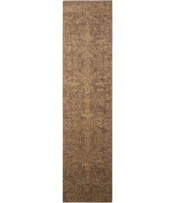 Nourison Silken Allure - Slk15 Taupe Area Rug 2 ft. 5 X 10 ft. Rectangle