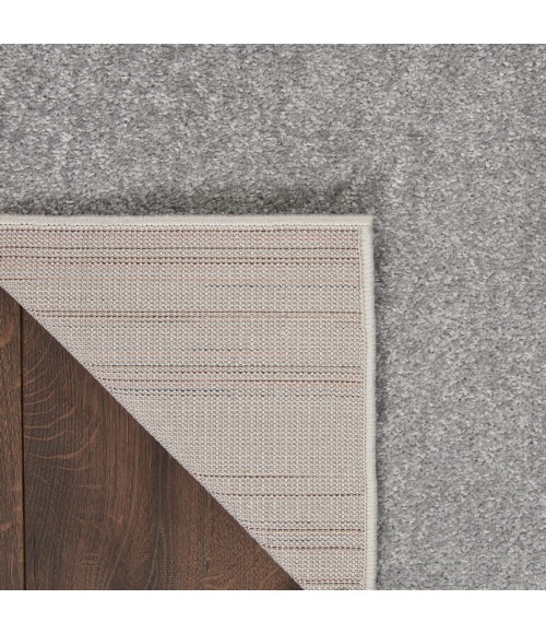 Nourison Essentials Area Rug Nourison Nourison Essentials Silver Grey Area Rug NRE01 Silver Grey 10' x 14'