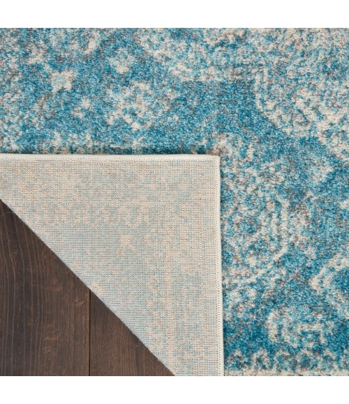 Nourison TRANQUIL Area Rug Nourison Tranquil Area Rug TRA13-Lt.Blue/Ivory