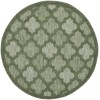 Nourison Home Easy Care Green NES01 4 ft. Round Rug