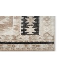 Nourison Washable Decor Beige Black Rug WSD06 2 ft. X 6 ft. Rectangle - Rugs Town Nourison Washable Decor Beige Black WSD06 2 ft. X 6 ft. Rectangle Rug