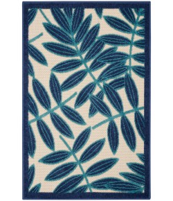 Nourison Aloha - Alh18 Navy Area Rug 2 ft. 8 X 4 ft. Rectangle