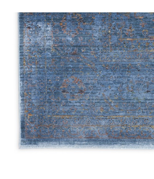 Nourison Luxurious Blue LRS01 5 ft. X 7 ft. Rect. Rug