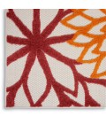 Nourison Aloha Indoor/Outdoor Area Rug ALH05-Red Multi Colored