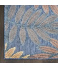 Nourison Aloha Blue Rose ALH18 7 ft. 10 in. X 10 ft. 6 in. Rect. Rug