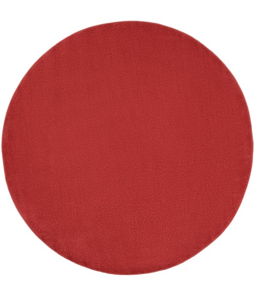 Nourison Essentials Brick Red Area Rug NRE01-Brick Red