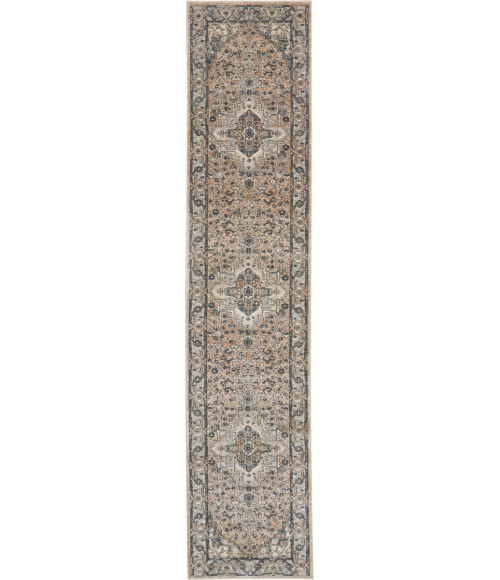 Nourison Quarry Beige Grey QUA05 6 ft. Rect. Rug