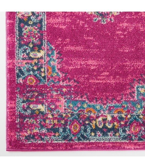 Nourison Passion Runner Area Rug PSN03-Fuchsia