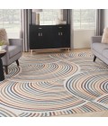 Nourison Astra Machine Washable Area Rug Nourison Astra Machine Washable Area Rug ASW08 Ivory/Multi