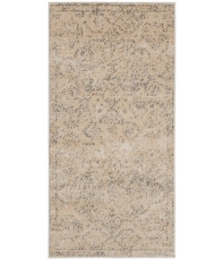 Nourison Tranquil(Traql) - Tra13 Beige Grey Area Rug 2 ft. X 4 ft. Runner