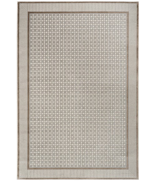 Nourison Home Nordic Ivory Grey NRC03 5 ft. X 7 ft. Rectangle Rug