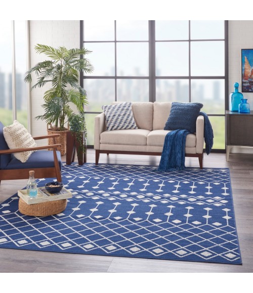 Nourison Grafix Area Rug GRF37-Navy