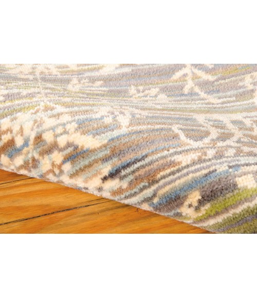 Nourison Rhapsody Area Rug RH012-Blue/Moss