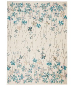 Nourison Tranquil(Traql) - Tra04 Ivory Area Rug 4 ft. X 6 ft. Rectangle