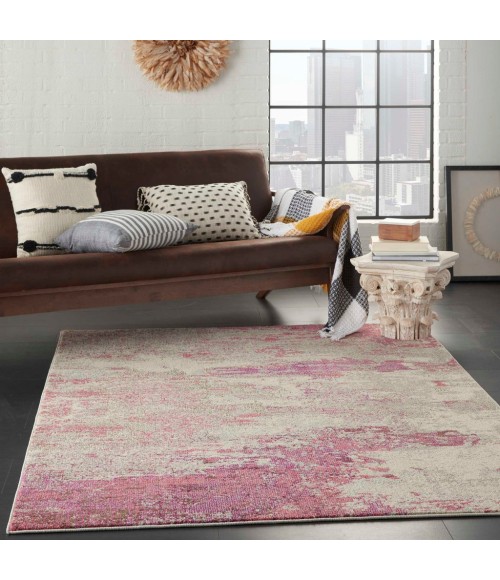 Nourison Celestial Area Rug CES02-Ivory/Pink