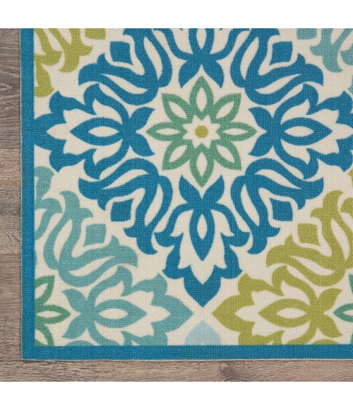Nourison SUN N' SHADE Area Rug Waverly Sun N' Shade Area Rug SND23-Marine