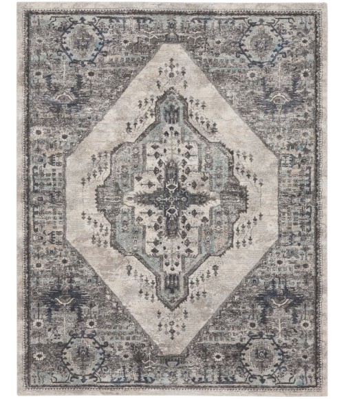 Kathy Ireland American Manor Area Rug AMR02 Grey 7'10" x 9'10"