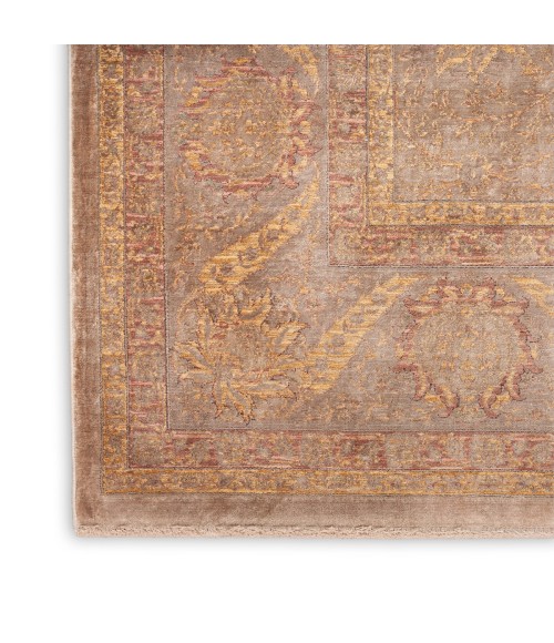 Nourison Luxurious Taupe LRS02 8 ft. X 10 ft. Rect. Rug