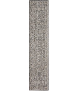 Nourison Lynx 2ft. 3in. x 10ft. Slate Multicolor Vintage Indoor Rug