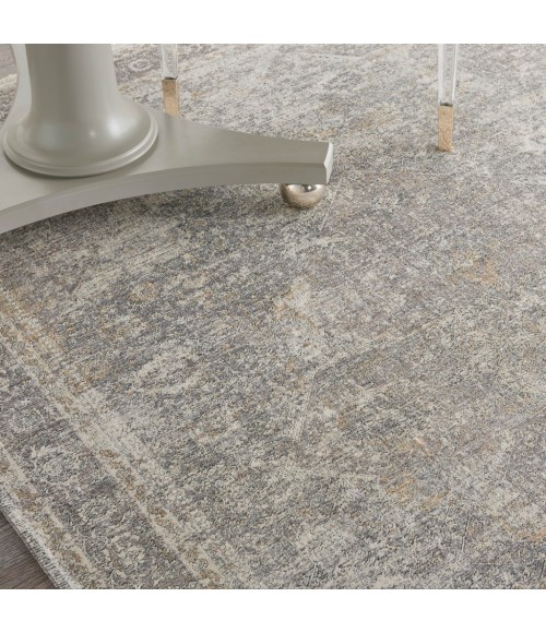Nourison STARRY NIGHTS Area Rug Nourison Starry Nights Area Rug STN03-Silver/Cream